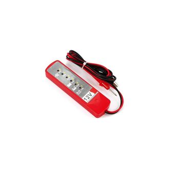 Trade Shop Trade Shop - Tester Digitale 12v 6 Led Verificaci&oacute;n Control Batternator Auto Moto Test
