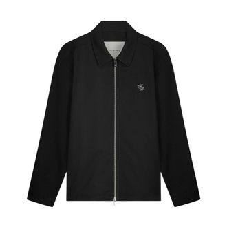 Filling Pieces Coach Jacket Twill Wool - Heren - Zomerjassen - Zwart - L - Jassen