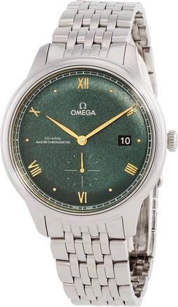 Omega De Ville Prestige Automatic Chronometer Green Dial Mens Watch 434.10.41.20.10.001