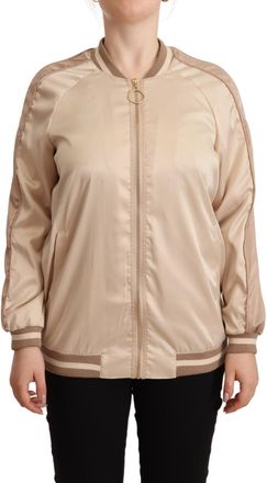 Twin-Set Twinset Bomber Full Zip Long Sleeves Polyester Womens Jacket (Pre-Owned)