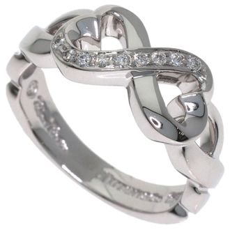 Tiffany & Co. Heart White Gold (18K) Band Ring (Pre-Owned)