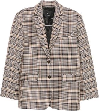 Anine Bing Jas - Dames - Blazers - Veelkleurig - 2XS - Jassen