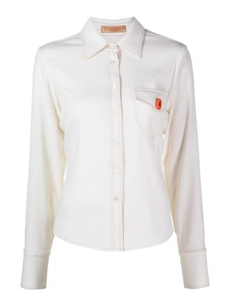Cormio Katy pin-badge shirt