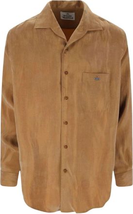 Vivienne Westwood Caramel Brown Relaxed Collar Shirt