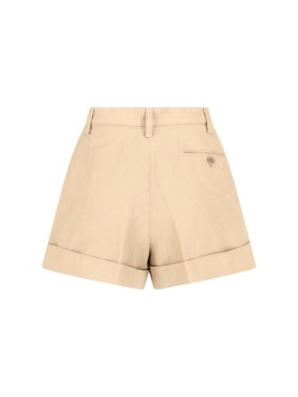 Aspesi Womens Trousers Beige Cotton