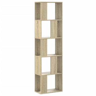 vidaXL Vidaxl - Librer&iacute;a De 5 Niveles Madera Roble Sonoma 45x23,5x162,5 Cm