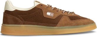 Tommy Jeans Su&egrave;de leren sneakers THE GREENWICH