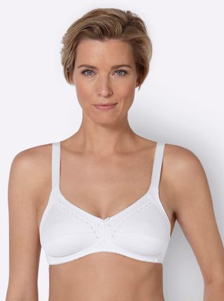 Naturana B&uuml;gelloser BH NATURANA, Damen, Gr. 100, Cup C, weiss (wei&szlig;), 100% Baumwolle, BHs B&uuml;gelloser BH