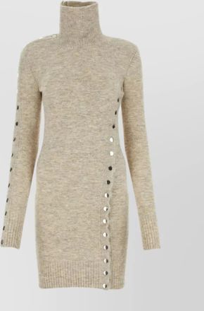 Isabel Marant turtleneck long-sleeve mini sweater dress
