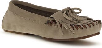 PARIS TEXAS Womens Indiana Loafers Pietra Calf Leather Bos Taurus