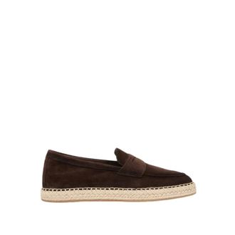 Santoni Carlo Espadrilles - male - Santoni - Loafers - Brown - 8 1/2 UK - Shoes