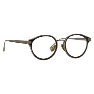 Linda Farrow Lfl1514 Optisch Montuur - unisex - Accessoires - Grijs - Maat: 49 MM