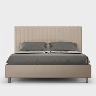 Itamoby Cama Matrimonio 160x200 Contenedor Dise&ntilde;o Moderno Sunny M1 - Beige