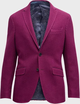 Etro Men & apos;s Basic Textured Blazer