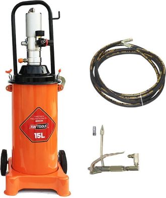 OEM Pistola De Grasa Neum&aacute;tica Awtools Contenedor De 15 L
