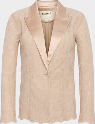 L'agence Clementine Lace Blazer
