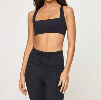L*Space Uppercut Sport Bra In Black