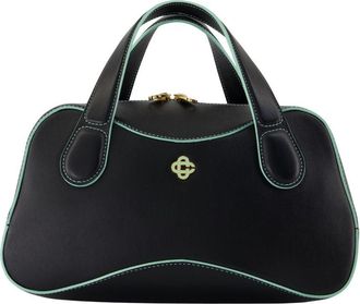 Casablanca Louise Mini Travel Bag - Leather - Black