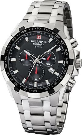 Swiss Alpine Military Star Fighter 7043.9237 - Heren - Horloges - Zwart - ONE Size - Accessoires