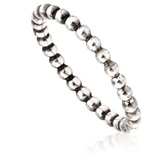 Pandora Ladies Beaded Ring In Sterling Silver, Size 52