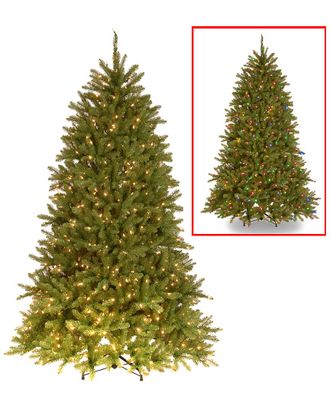 National Tree Company 6.5Ft Powerconnect Dunhill Fir Tree With Dual Color Led Lights