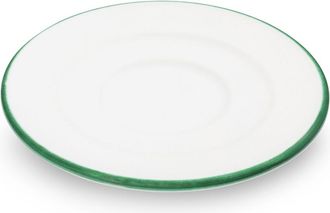 Gmundner Keramik Gmundner Keramik - Gmundner Cer&aacute;mica Borde Verde, Plato Caf&eacute; Gourmet (&oslash; 16cm)