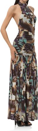AFRM Cromwell Maxi Dress In Feather Swirl