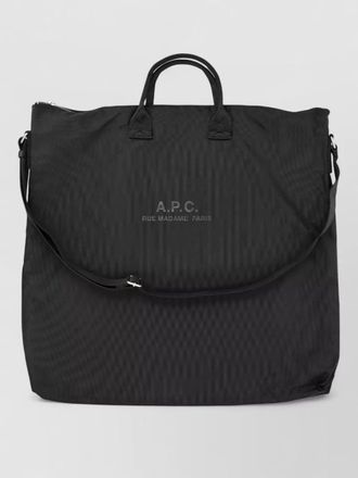 A.P.C. paris backstage large tote shoulder bag