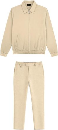 Black Bananas Tech Suit - Heren - Jumpsuits - Beige - XL - Polyester - Jumpsuits & Playsuits