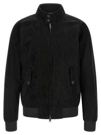 Baracuta Black Mock Collar Jackets