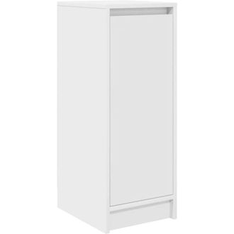 vidaXL Vidaxl - Zapatero Blanco 29,5x34x76 Cm Madera De Ingenier&iacute;a