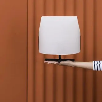 Faro Barcelona Luang Xs L&aacute;mpara Sobremesa Negra/beige 23065