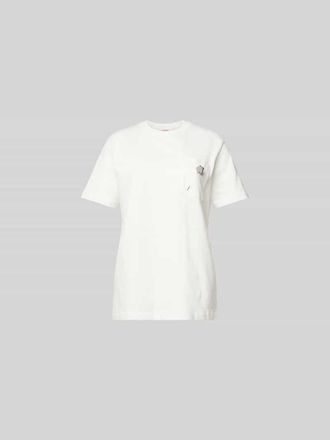 Kenzo T-Shirt mit Brusttasche in Offwhite, Gr&ouml;&szlig;e XS