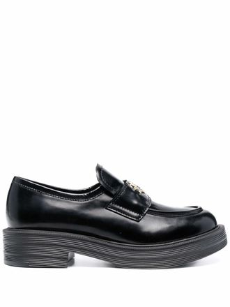 ローファー・オックスフォード MOSCHINO Women Laced up Shoes JA10423G0CJG0010 Gray Moschino(モスキーノ) ローファー・オックスフォード(レディース
