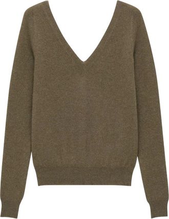 Saint Laurent Pullover Verde-Donna