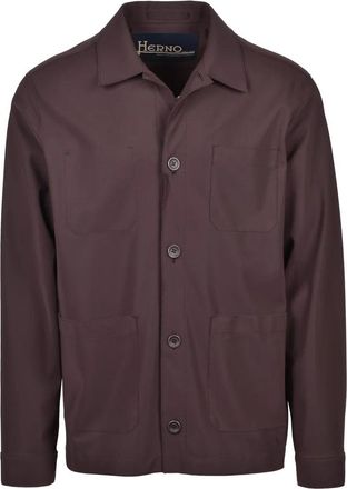 Herno Scuba Shirt Jacket - Brown