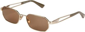 Ana Hickmann Womens Sunglasses Gold-Beige Metal
