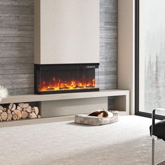 Living and Home Recessed/Freestanding Electric Fireplace - 60 Inch - Living and Home | TJ Hughes
