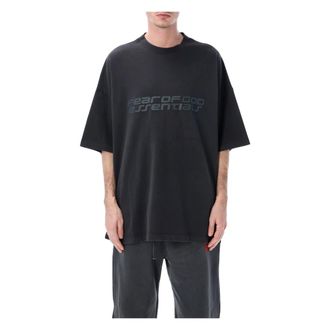 Fear of God T-Shirts, male, Black, Size: XL 90s S/S Tee