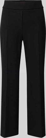 Seductive Stoffhose mit Bundfalten Modell NANETTE in Black, Größe 34