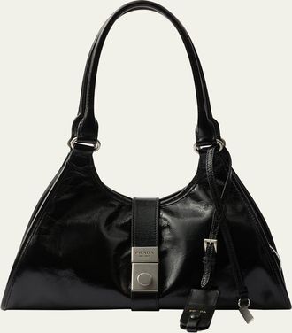 Prada Soft Leather Shoulder Bag