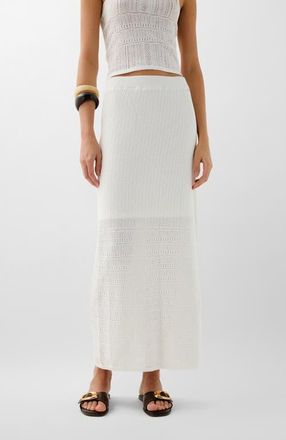 Scalpers Pointelle White Skirt at Nordstrom, Size Large Eu