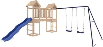 vidaXL Parque Infantil De Exterior Madera Maciza De Pino Vidaxl
