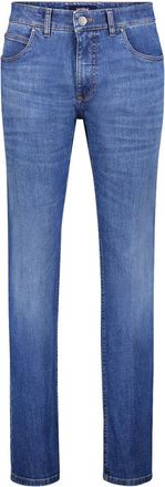 Gardeur Heren, Jeans, Blauw, Maat: W32 L32 Katoen