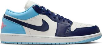 Nike Jordan Mens Air Jordan 1 Low_Sail/Blue Void-Blue Chill-Hot Lava