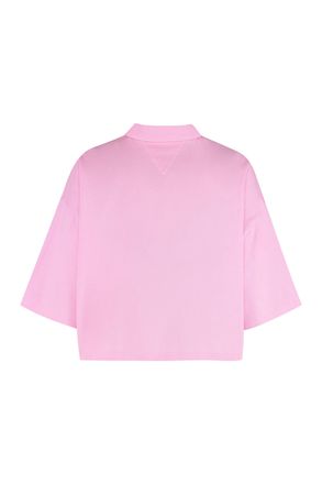 Bottega Veneta Cotton Piqu&eacute; Polo Shirt - Pink