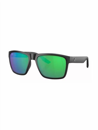 Costa Mens Paunch Xl 580P Sunglasses In Matte Black Green Mirror