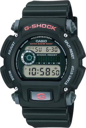 Casio G-SHOCK Mens Black Dial Digital Watch Black Resin Strap - DW-9052-1VDR