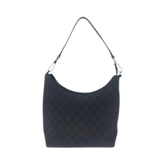 Gucci Pre-owned Shoulder Bags, female, Black, Size: ONE SIZE Pre-owned GG Canvas 2way Bag