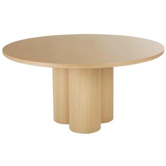 Maisons du monde Mesa de comedor redonda pie central t&oacute;tem 8/10 personas D150